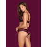 Obsessive Ensemble Tulia 2 Pièces Noir-Rose